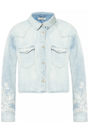 'flora' embroidered denim jacket, zdjęcie 1 'flora' embroidered denim jacket od AllSaints